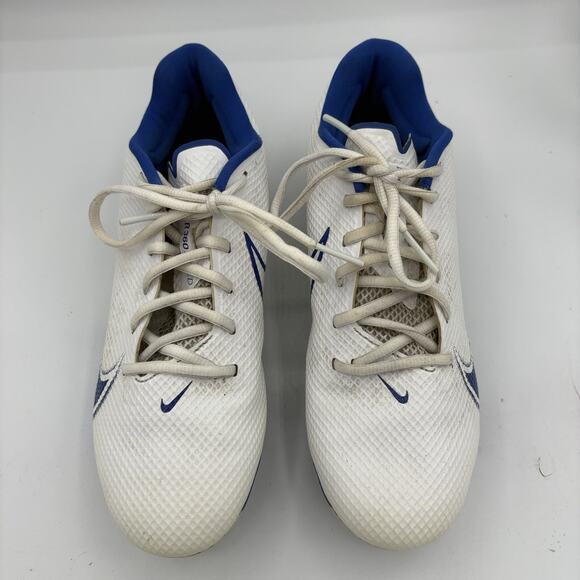 Nike Football Cleats Mens Size 8 Vapor 360 Speed White Blue Spikes CD0082-101 B4 - Picture 5 of 12